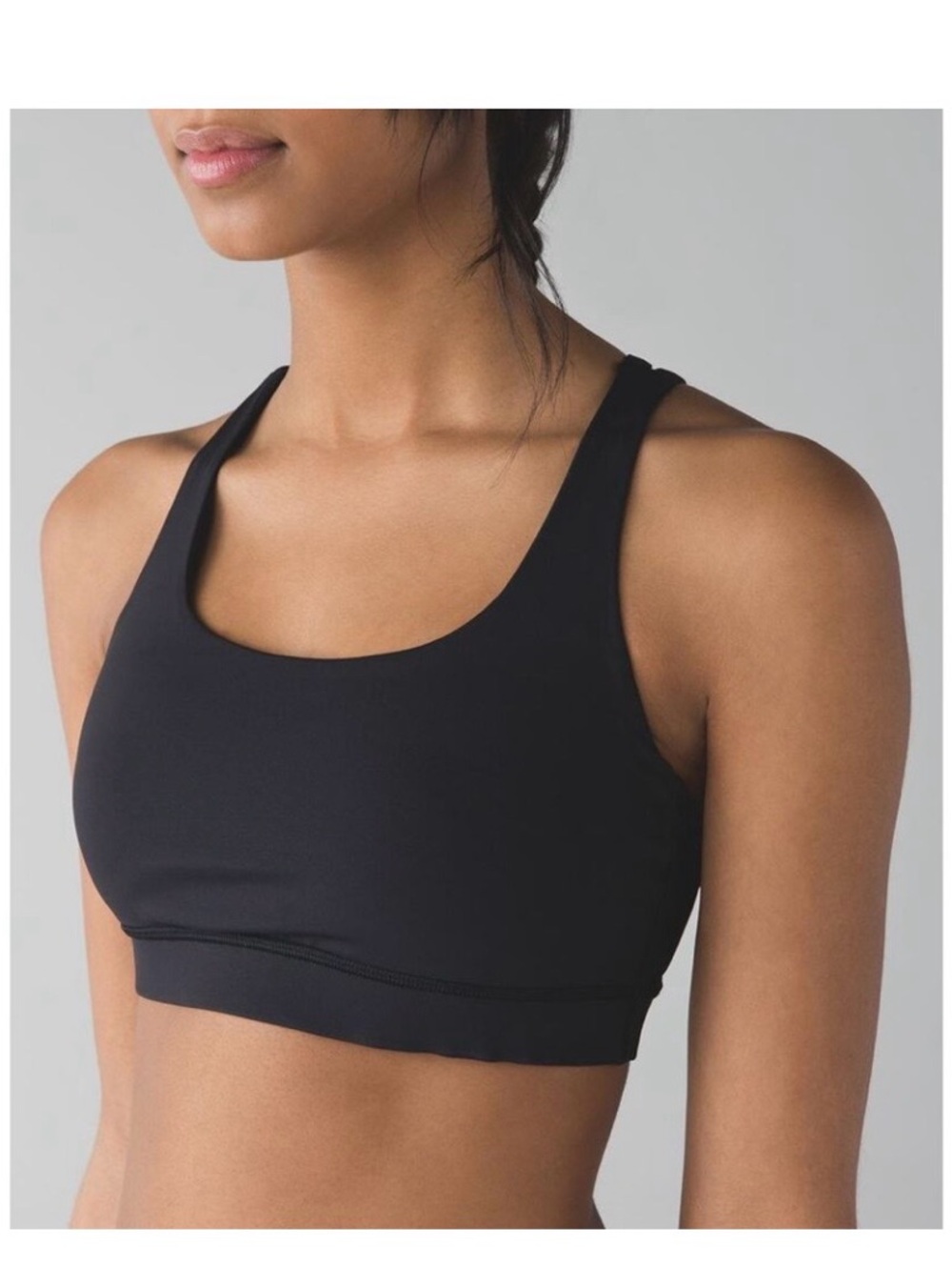 Lululemon Energy Bra
Luxtreme Medium
Support Strappy Sports
Bra Black small
